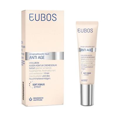 Eubos Sensitive Hyaluron Augen Kontur CremeSerum 15 ml Augencreme
