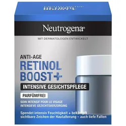 2x Neutrogena, Gesichtscreme, Retinol Boost+ Intensive Gesichtspflege (50 ml, Nachtcreme)