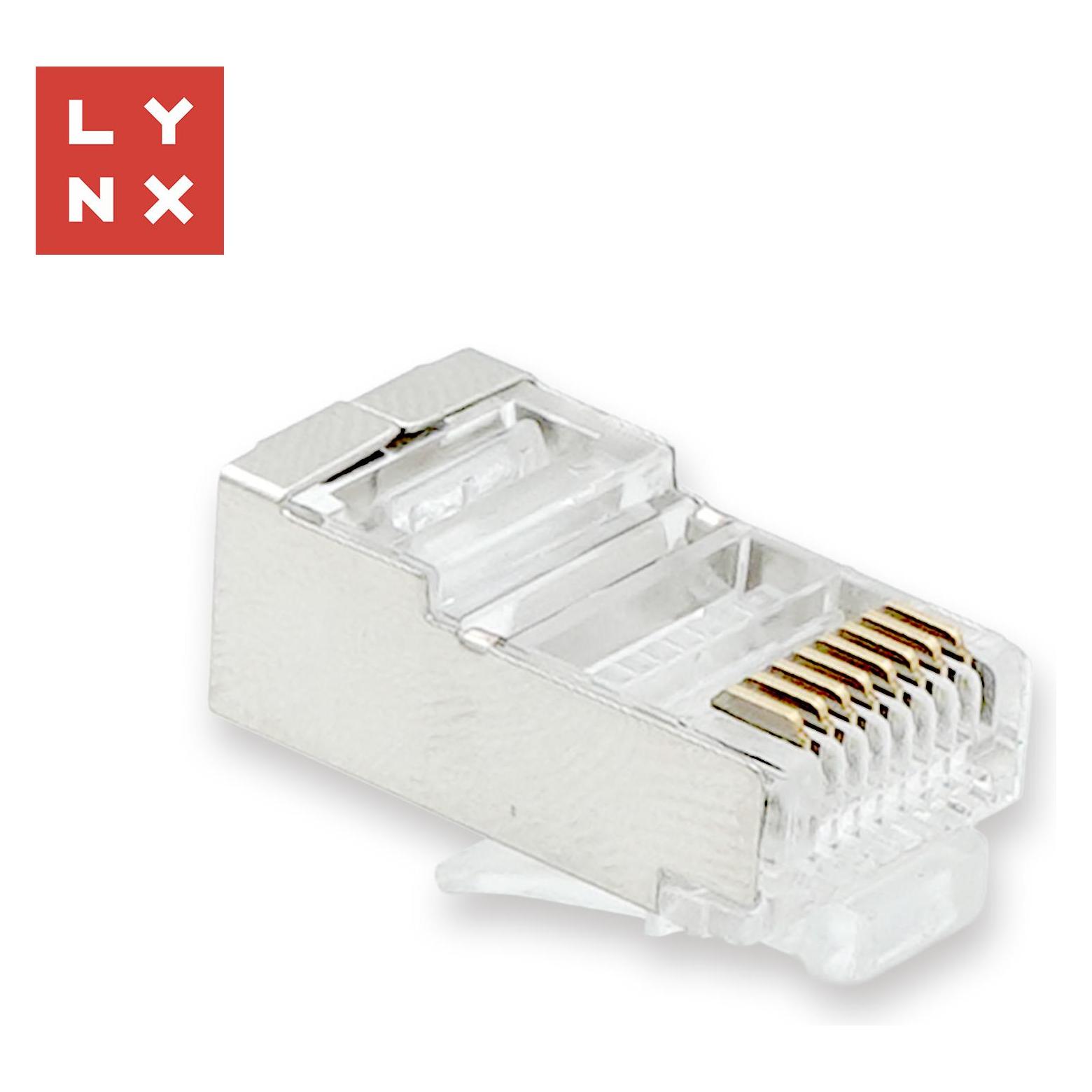 Lynx Cs LYNX konektor STP Cat5e, 50µ, 100ks (Netzwerk Zubehör) (LX-CON-CAT5E-STP-50)