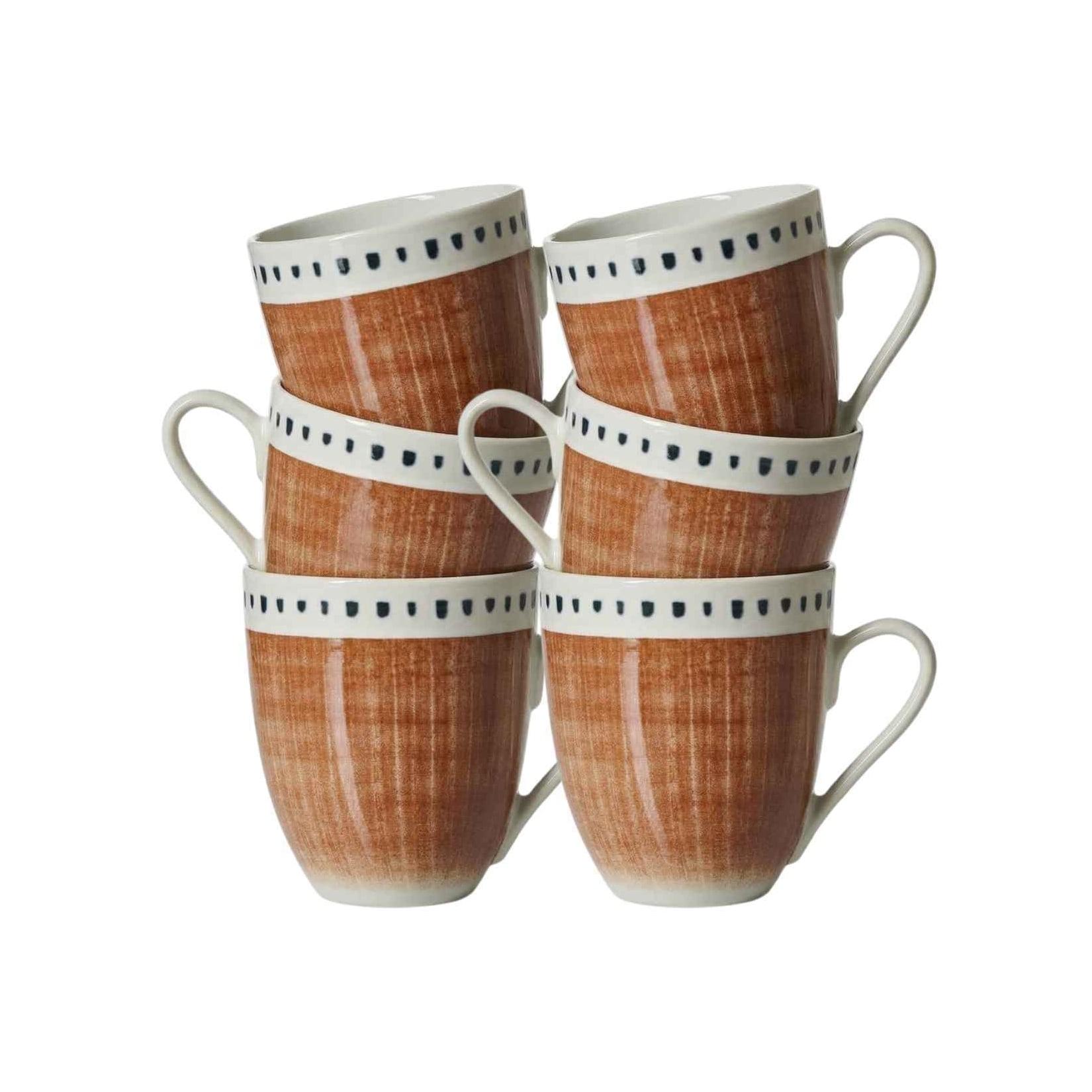 Ritzenhoff & Breker Kaffeebecher Natura 320 ml 6er Set