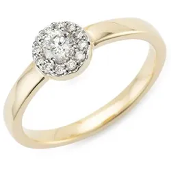 DIAMOUR Mined for You Ring 13 Brillanten 0,25ct Gold 585