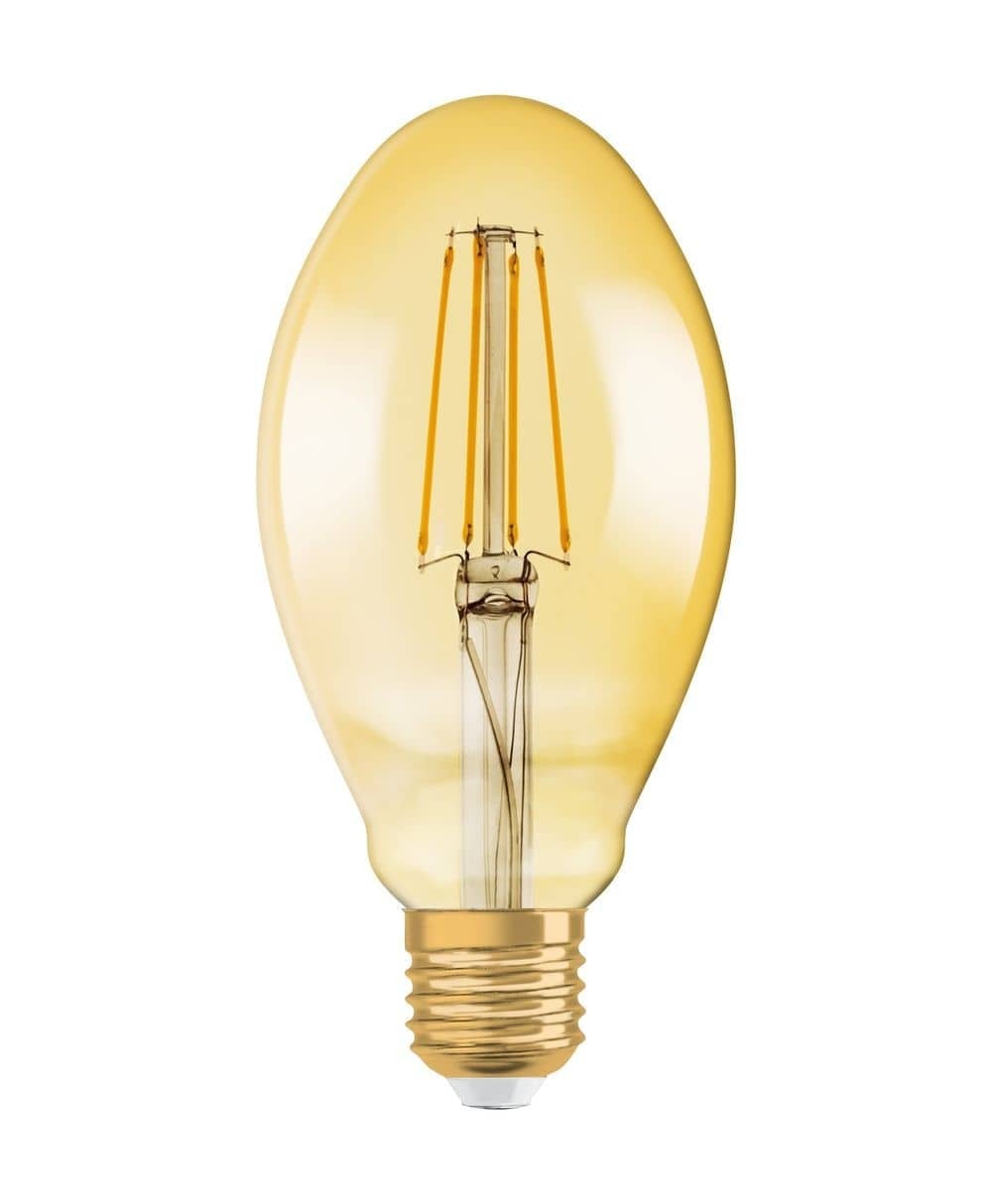 Osram LED vintage gloeilamp met filament E27 P40 5W 2500K warm wit
