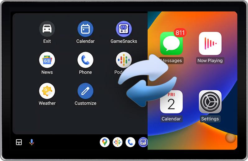 Android Autoradio 11,5 Zoll 256GB für Fiat Ducato, Citroen Jumper Peugeot Boxer (2007-2025) Wohnmobil/Camper mit CarPlay & Android Auto Navi Bluetooth