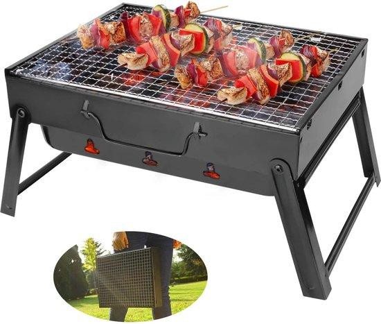 Famanu Camping Grill - Draagbare houtskoolgrill voor op tafel en in de tuin