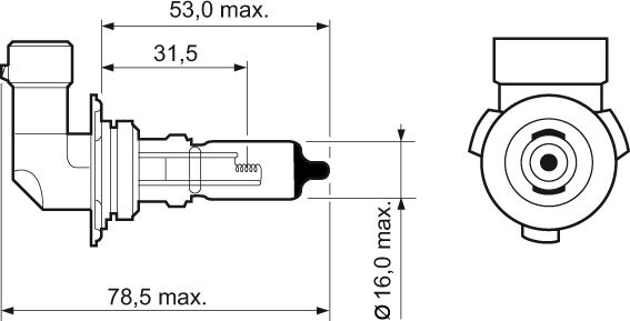 Valeo Glühlampe, Fernscheinwerfer 032015