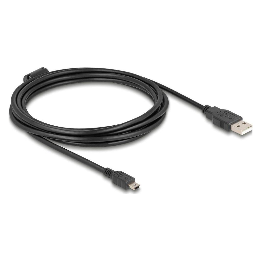 Delock USB-A - USB Mini-B (3 m, USB 2.0, 2.50 W) (84915)