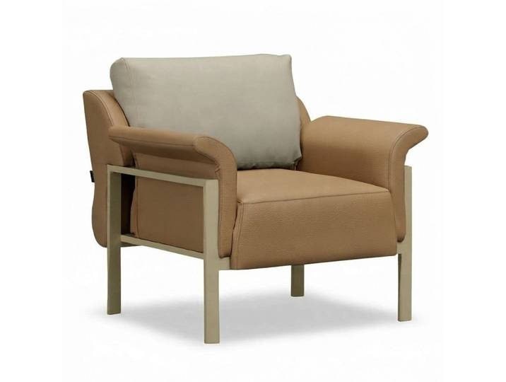 Xlmoebel Loungesessel Eleganter Ledersessel für modernes Wohnen mit hohem Komfort (Sessel), Hergestellt in Europa