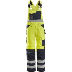 Snickers Hi-Vis Arbeitslatzhose, Klasse 2, EN 14404, 20471 96 signalgelb-navy