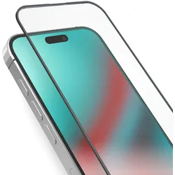 SBS Glas Displayschutz Full Cover für iPhone 15 Pro Max