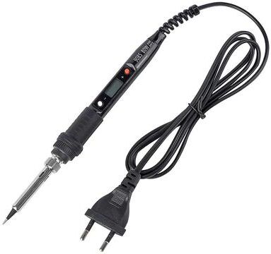 Uplifted Goods Digital Adjustable Temperature Soldering Iron With LCD Display silver 800w 110v eu Plug