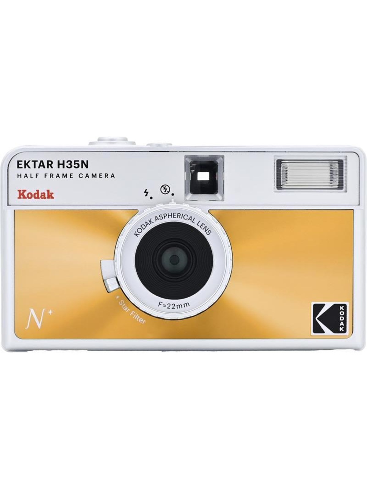 KODAK EKTAR H35N Camera Glazed Orange