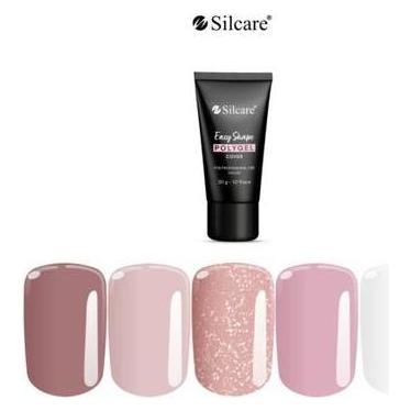 Silcare Polygel Easy Shape Gels & Forms 30g (Naturnägel, Milky Pink) (OTHER)