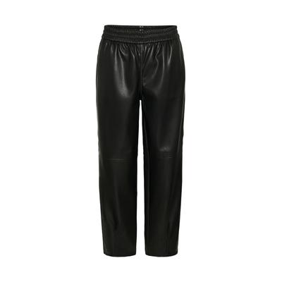 Stoffhose KAFFE "Damen Hose KAarense", Damen, Gr. 44, N-Gr, schwarz (schwarz deep), Obermaterial: 100% Polyester PES., Hosen Stoffhose