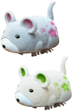 Inspire Curations Interactive Self Moving Electronic Mouse Toy For Cats grey green