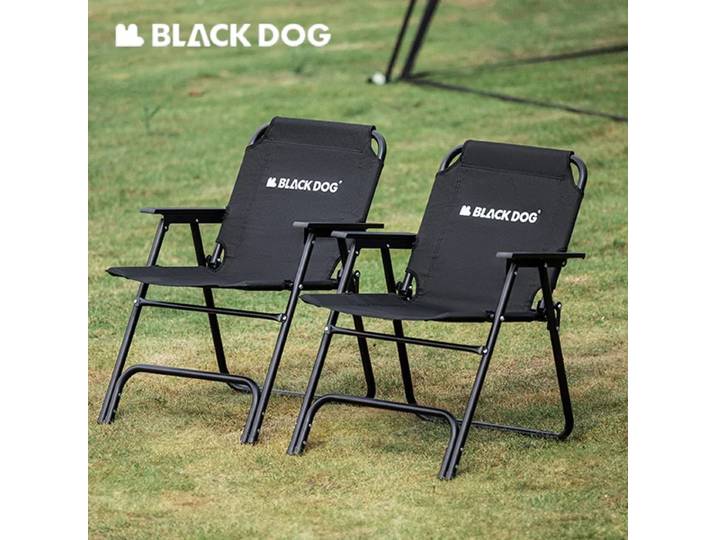 Naturehike – chaise pliante de Camping Blackdog, Double couche épaisse 600D, tissu Oxford, fauteuil d'extérieur en bois, portant 120kg, siège de pêche
