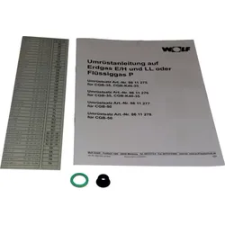 Wolf Umrüstsatz Erdgas LL - E/Flüssiggas 8602310 für TGB-40