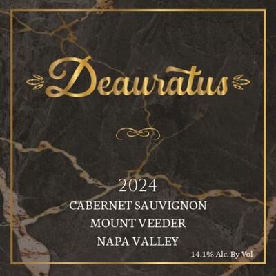 """Deauratus Mt. Veeder Vineyard Cabernet Sauvignon 2024 Red Wine - California"""