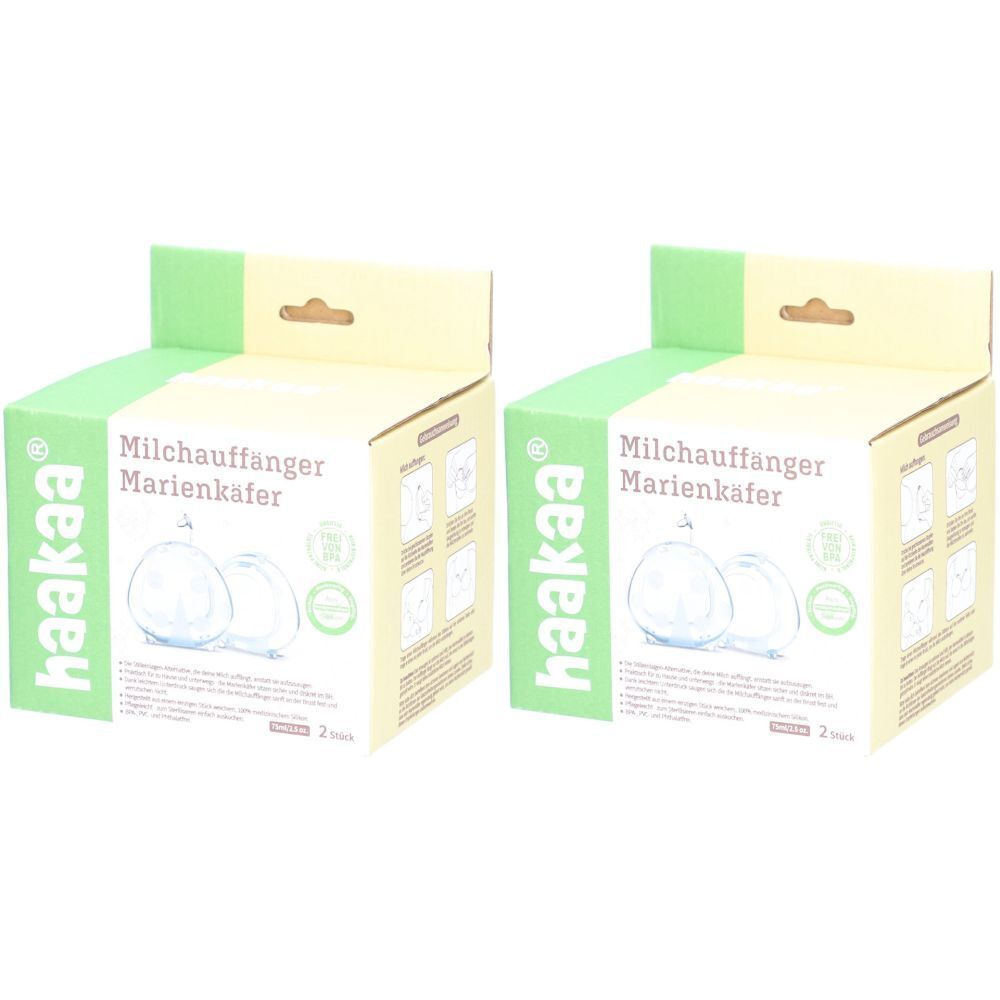 Haakaa Milchauffänger 75ml 2er Set x2 2x1 St