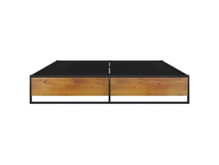 Stable&Durable - Noir - (200x200 cm)Structure de lit double - Cadre de lit - sans matelas - noir métal 200x200 cm - Meuble de lit HS