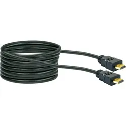 Schwaiger HDM100 013 HDMI-Kabel 10 m HDMI Typ A (Standard) Schwarz, Gold