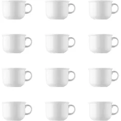 DKG utils Thomas -- Kaffee-Obertasse Trend -- Weiß - 12 Stück - Produkt-Bundle