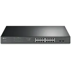 TP-Link 16-Port-Gigabit-Easy-Smart-PoE+-Switch mit 2 SFP-Slots