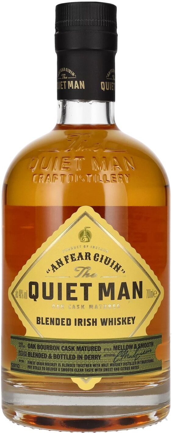 The Quiet Man Irish Whiskey The Quiet Man AN FEAR CIUIN Traditional Blended Irish Whiskey 40% Vol. 0,7l
