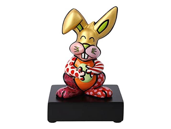 Goebel Pop Art decoratief figuur, porselein, 14 cm, oranje