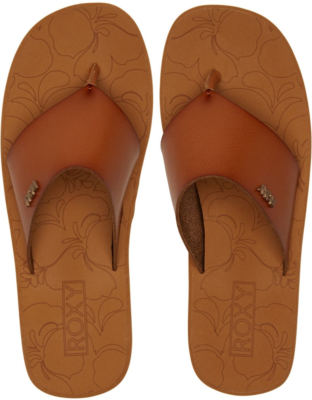 Sandale ROXY "Sunset Dreams", Damen, Gr. 9(40), braun (tan), Obermaterial: 100% synthetisches PU, Futter: 100% synthetisches PU, Außensohle: 100% TPR., Schuhe Sandale