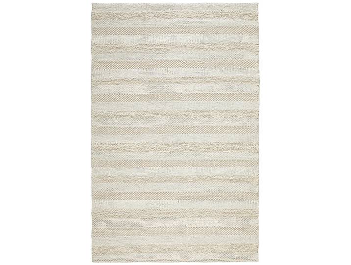 Linea Natura Handwebteppich, Creme, Textil, Streifen, rechteckig, 130x190 cm, pflegeleicht, leicht zusammenrollbar, Teppiche & Böden, Teppich, Webteppich
