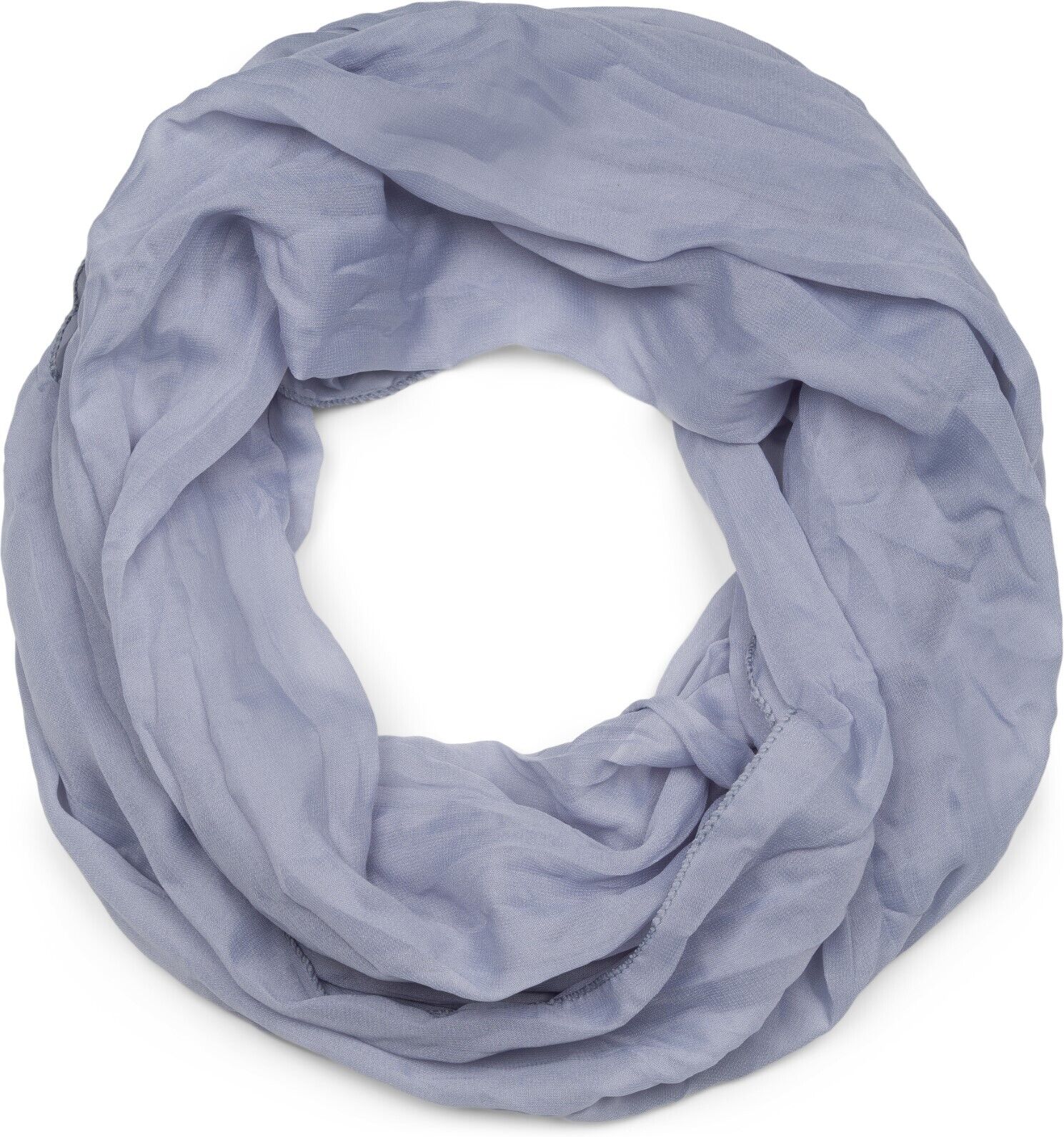 Loop STYLEBREAKER "Seidiger unifarbener Loop", Damen, grau, Obermaterial: 100% Viskose CV., Modisch, Modetücher Loop