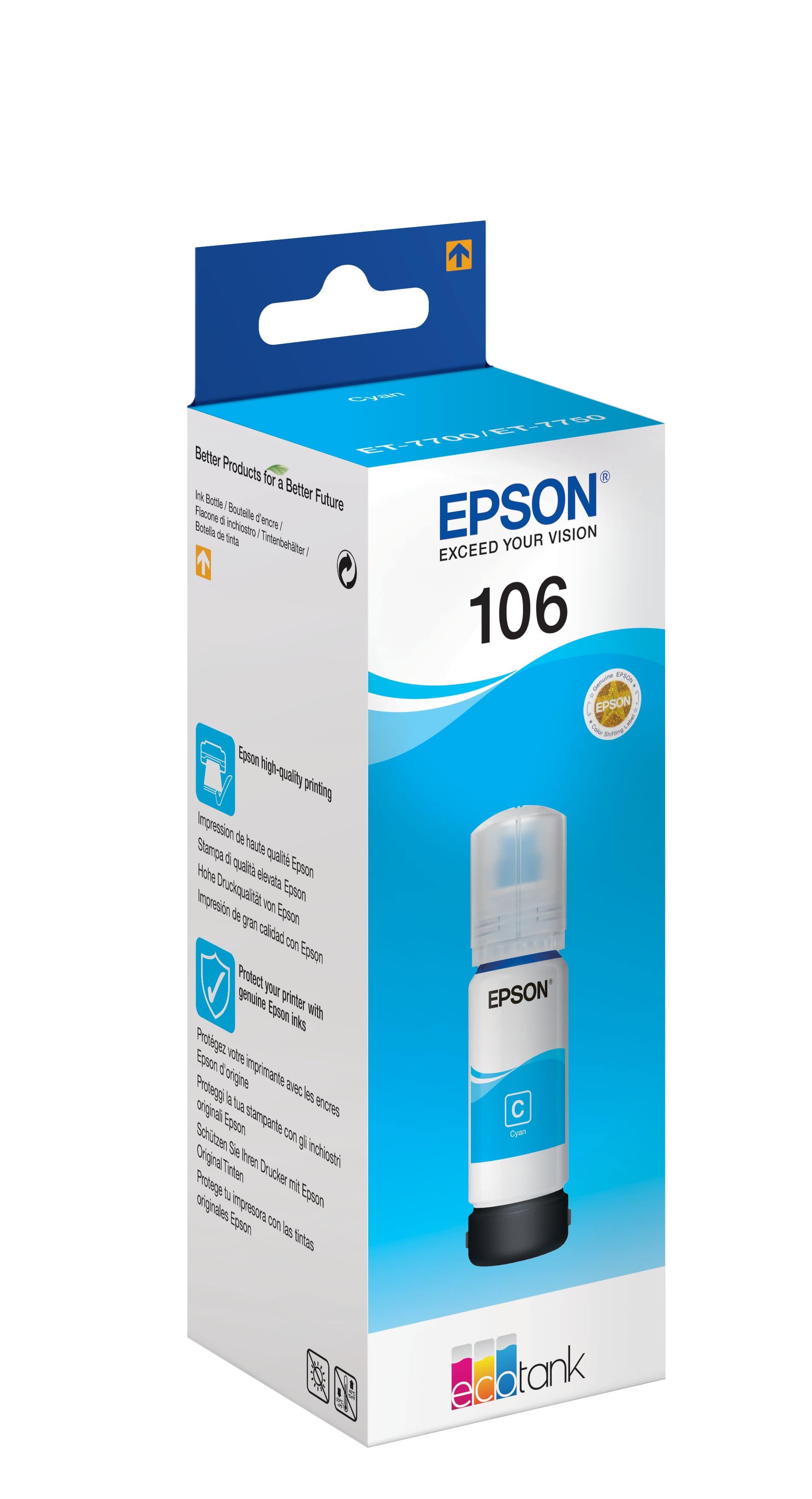 Epson 106 C13T00R240 originale Cyan 70 ml