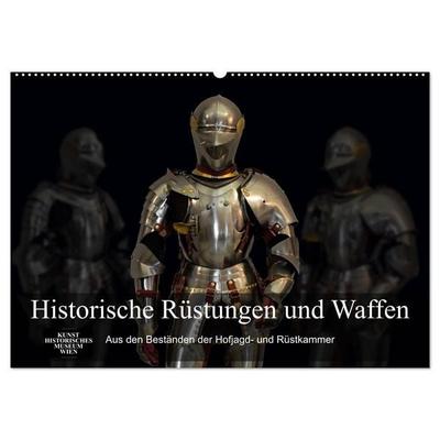 Historische Rüstungen und Waffen (Wandkalender 2026 DIN A2 quer), CALVENDO Monatskalender