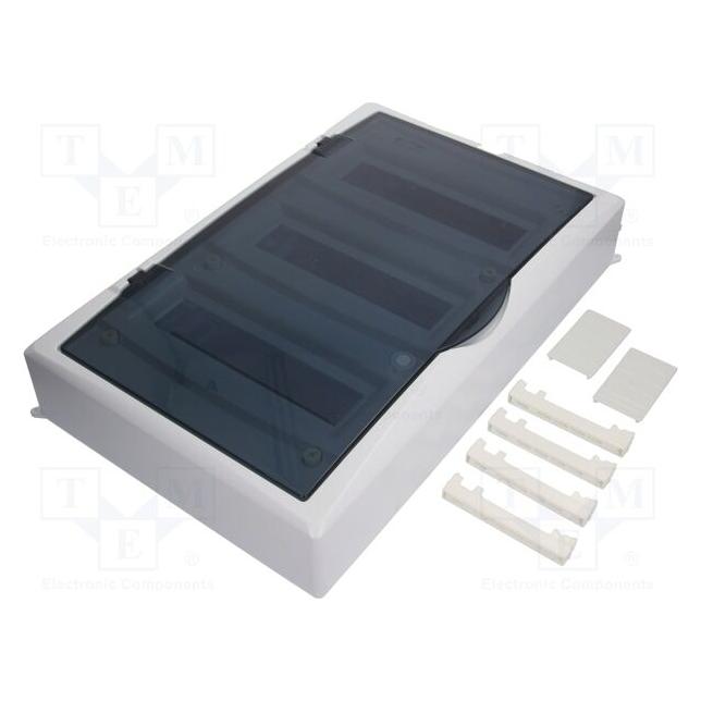 Elektro-Plast Modulare Schaltanlage 3 x 12 n/t ECONOMIC BOX RN transparente Tür N+PE IP40 (2506-01) (2506-01)