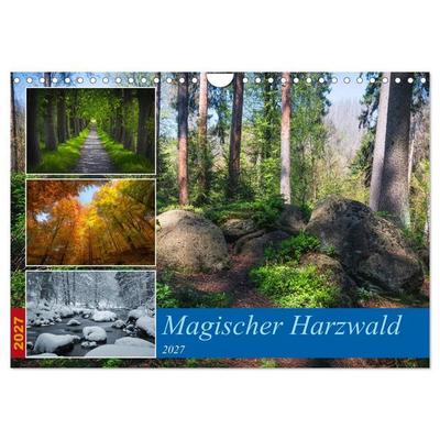 Magischer Harzwald (Wandkalender 2027 DIN A4 quer), CALVENDO Monatskalender