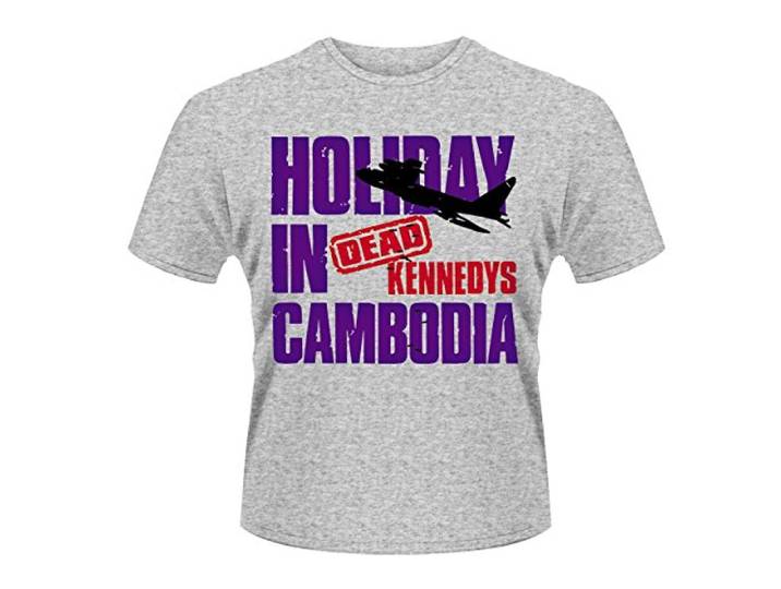 Plastic Head Heren Dead Kennedys Holiday In Cambodia 2 T-shirt met ronde hals, Xx-Large, grijs, XXL