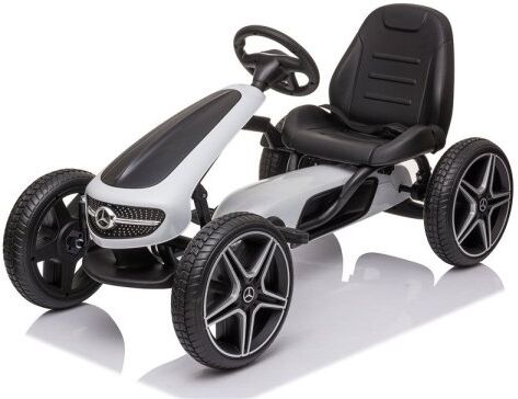 Mercedes-Benz Mercedes Benz Pedal-Drevet Gokart Til Børn, Hvid