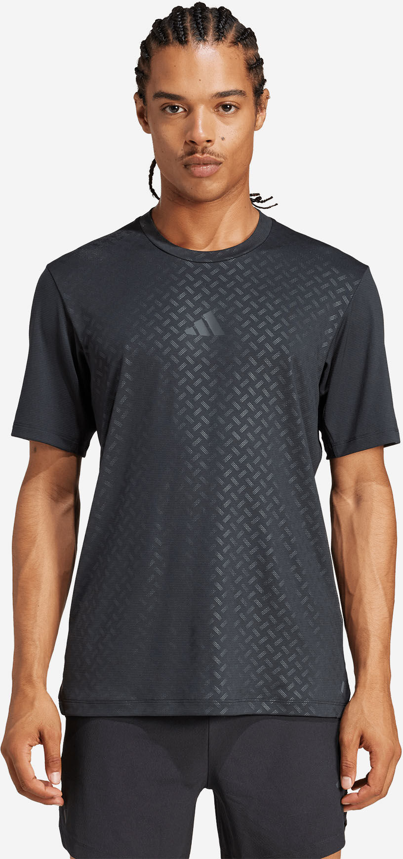 Adidas Power 3stripes M - T-shirt Training - Uomo - Nero S