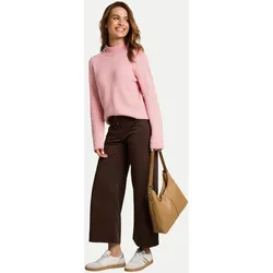 Pullover in Melange-Optik Rosa XXL
