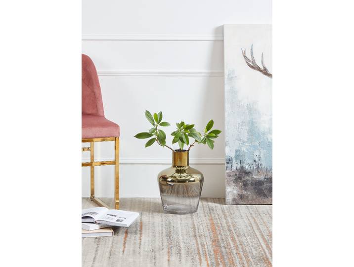 Vase Samuntai Type B Ø 25cm Transparent/Doré