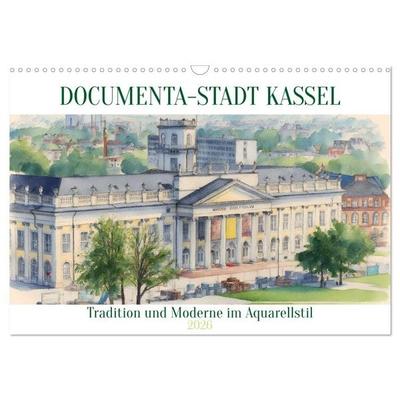 DOCUMENTA-Stadt Kassel (Wandkalender 2026 DIN A3 quer), CALVENDO Monatskalender