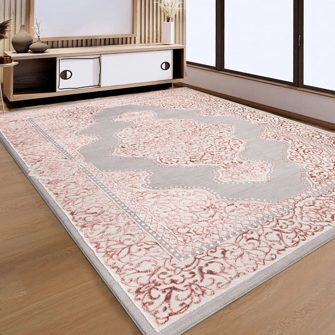 Latitude Vive Borach Floral Kilim Rectangle 200 x 290cm