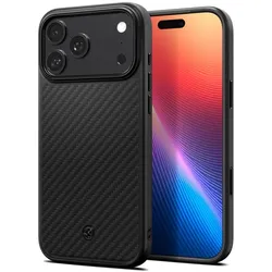 Spigen Enzo Aramid T Mag MagSafe - Hülle für iPhone 17 Pro (Schwarz)