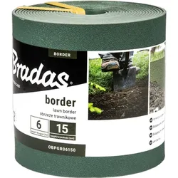Rasenrand BORDER einfach 6m x 15cm grün OBPGR06150