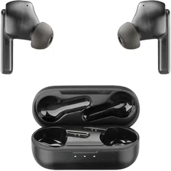 Cellularline SHEER Wireless Earphones mit ANC technology Black (7 h, Kabelgebunden), Kopfhörer, Schwarz