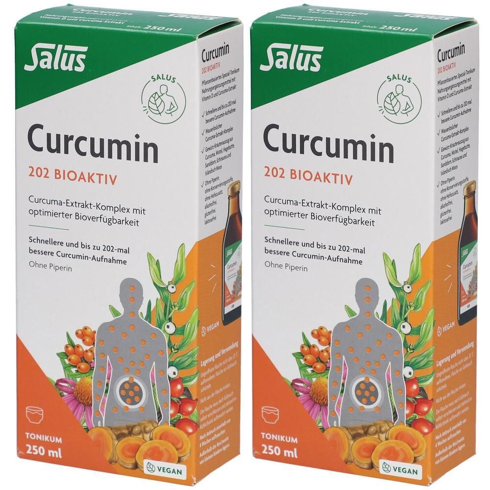 Curcumin 202 Bioaktiv Tonikum Salus 2x 2x250 ml