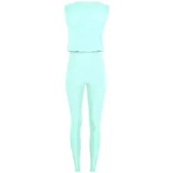 WINSHAPE Damen Functional Comfort Jumpsuit JS102LSC, Größe XS in Blau Blau