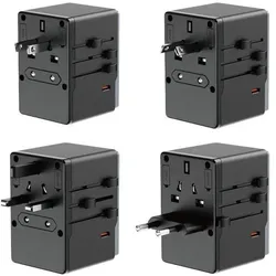 Dudao, Reiseadapter, A35 Universal Travel Adapter Black