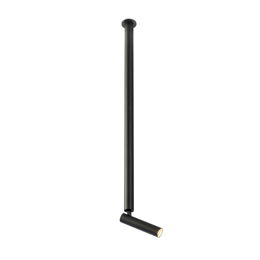 Wever & Ducré LED-Halbeinbauspot MATCH STICK CEILING REC 1.0 schwarz 2700K 190751B3 5404037371358