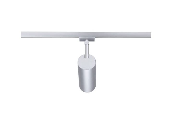 Paulmann URail LED-Schienenspot Theron, chrom 3.000 K Ø 6 cm dimmbar, alu / grau / zink, für Wohn- / Esszimmer, Kunststoff, Modern